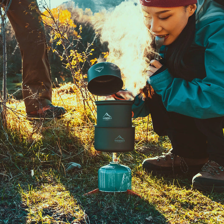 The Ultimate Camping Companion: Widesea Heat Collecting Camping Cookware Set