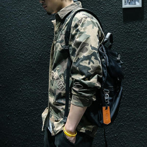 Discover the Versatility of Our Camouflage Long Sleeve Tooling Shirt Jacket for Men